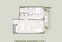 1 bedroom apartment